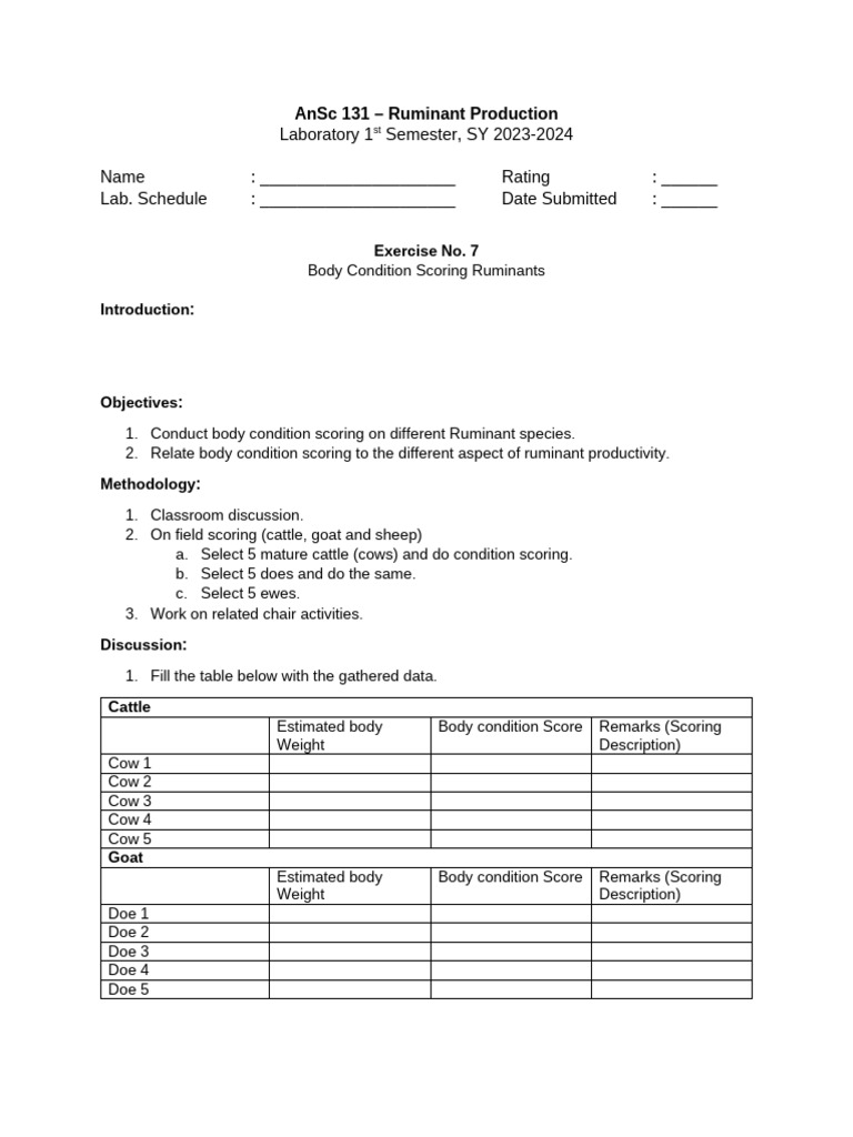 Exercise No. 7 | PDF