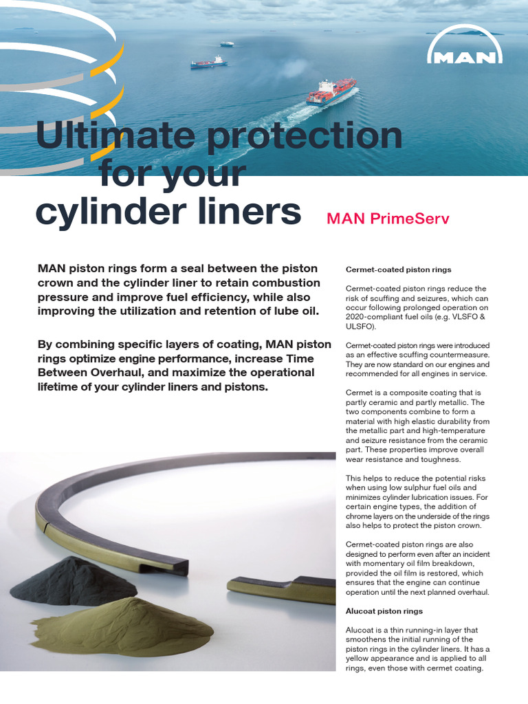 Ultimate Protection For Your Cylinder Liners Eng | PDF | Piston | Engines
