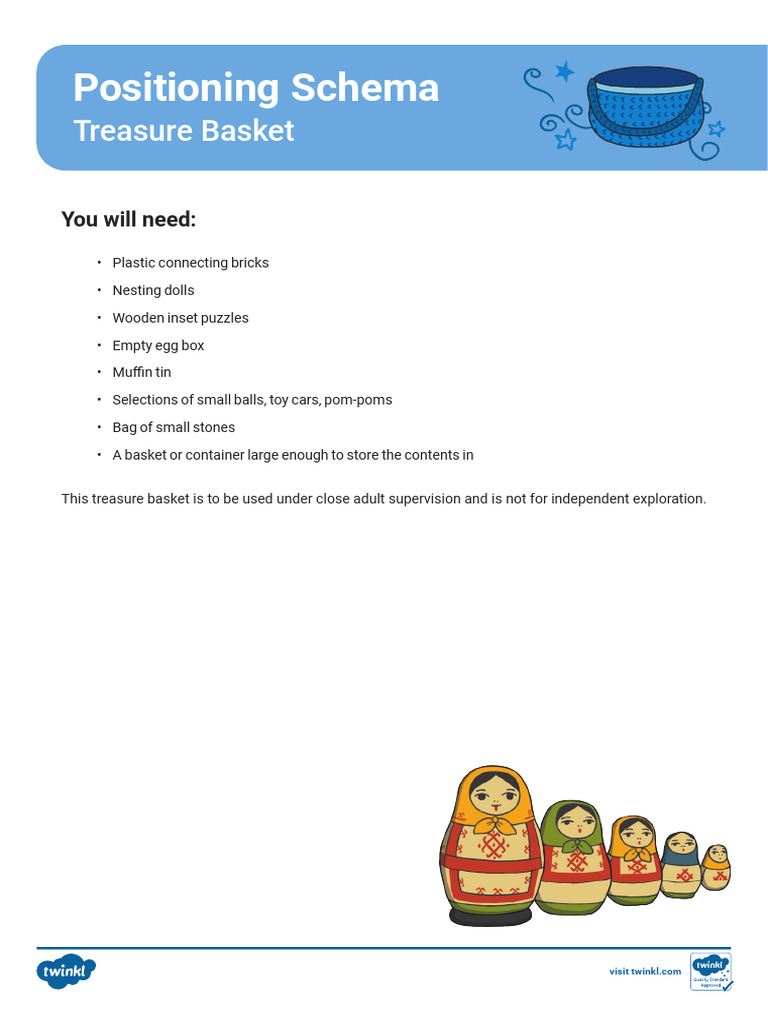 Positioning Schema Treasure Basket Ideas | PDF
