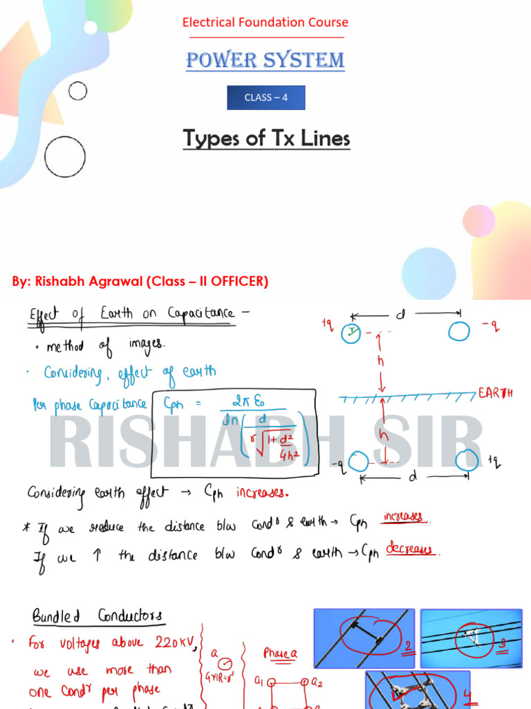 Power SYSTEM: Types of TX Lines | PDF