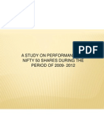 A Study On Performance of Nifty 50 Shares During The PERIOD OF 2009-2012
