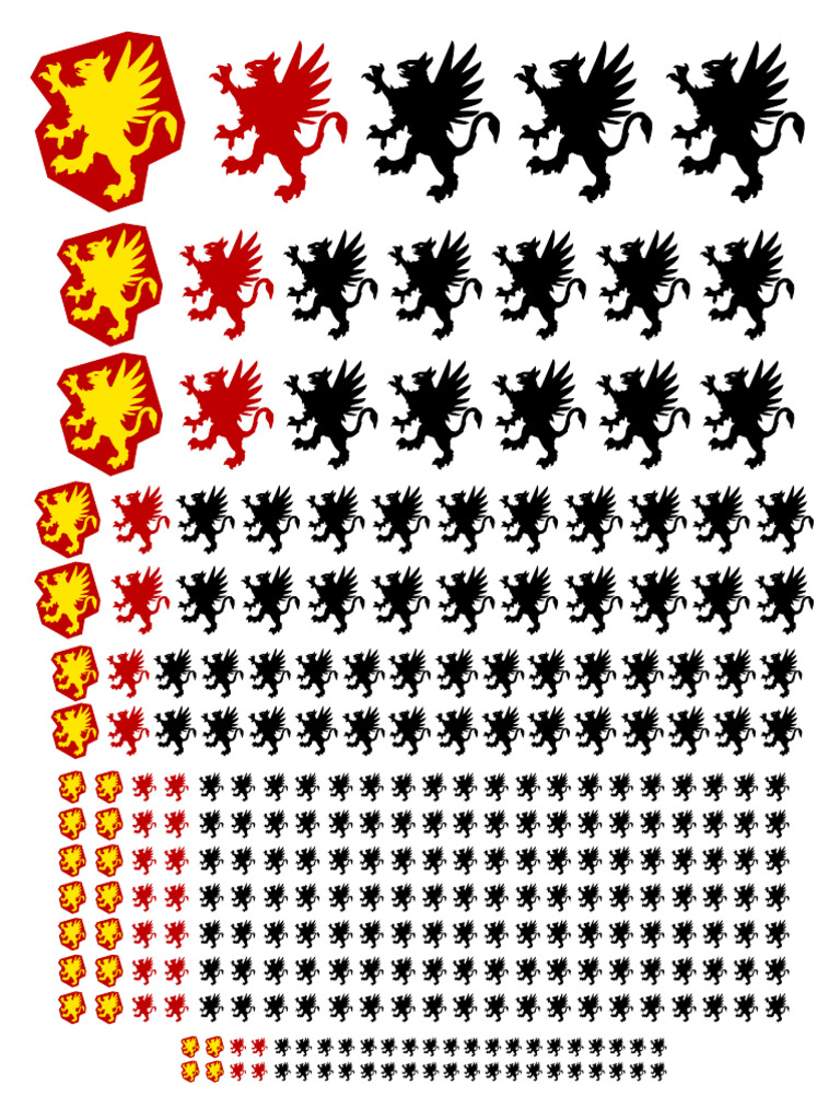 Howling Griffons Logo Sheet | PDF
