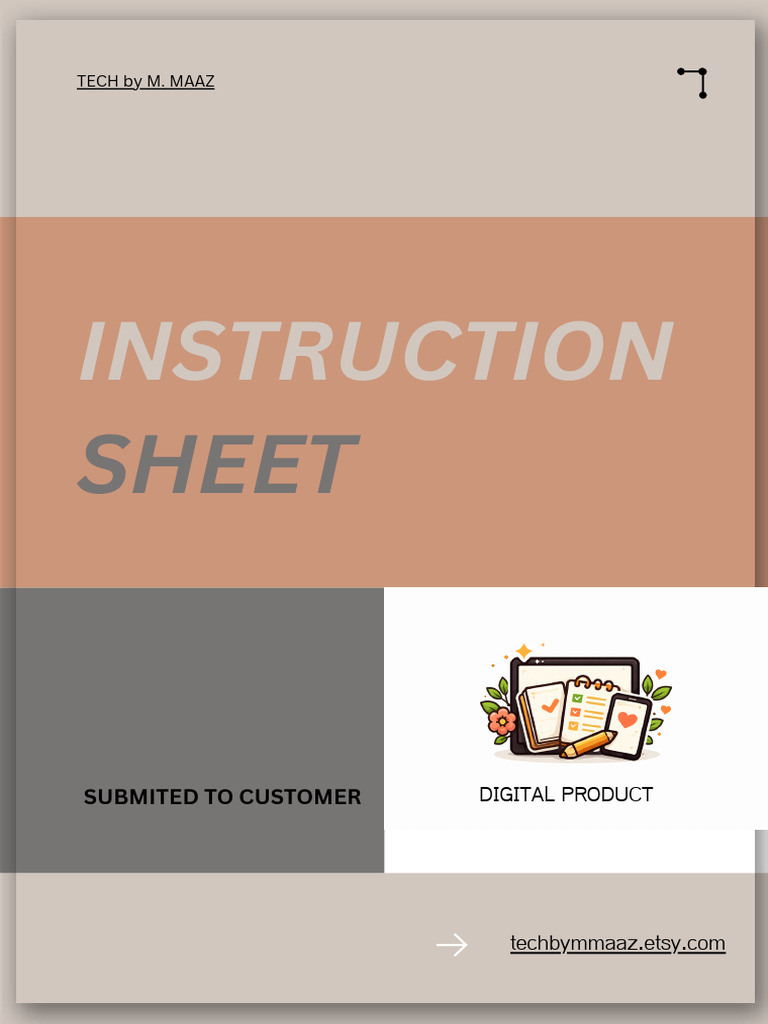 Instructions Sheet | PDF