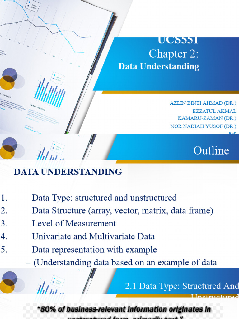 UCS551 Chapter 2 - Data Understanding | PDF | Level Of Measurement ...