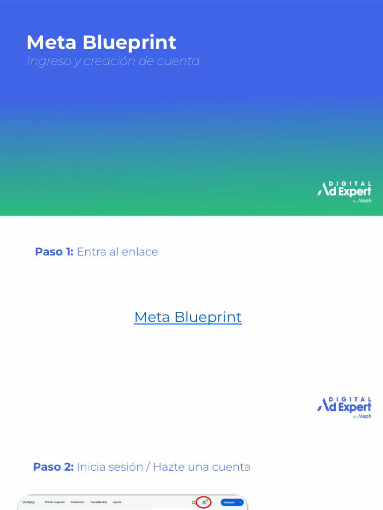 Ingreso A Meta Blueprint | PDF