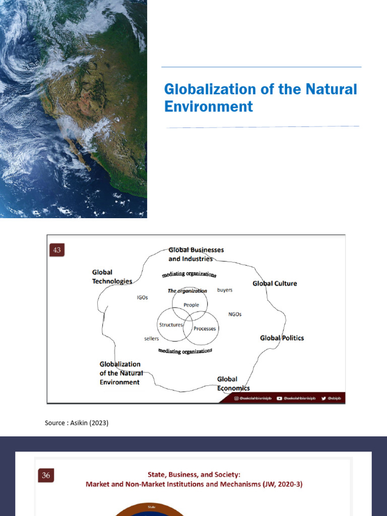 Globalization of The Natural Environment | PDF | Habitat Destruction ...