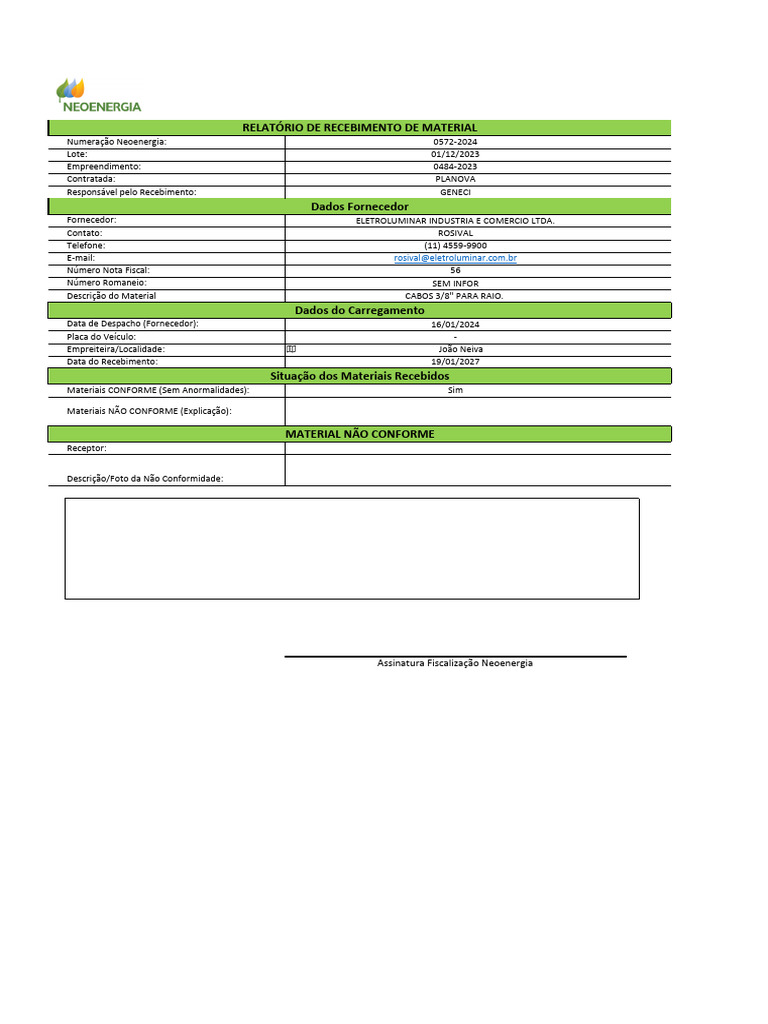NF 000056 Eletroluminar RM Ektt7 LT MND Jn2 0571 24 | PDF
