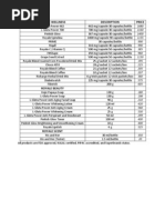 Download Royale Pricelist by Franklin Brillo SN98939621 doc pdf