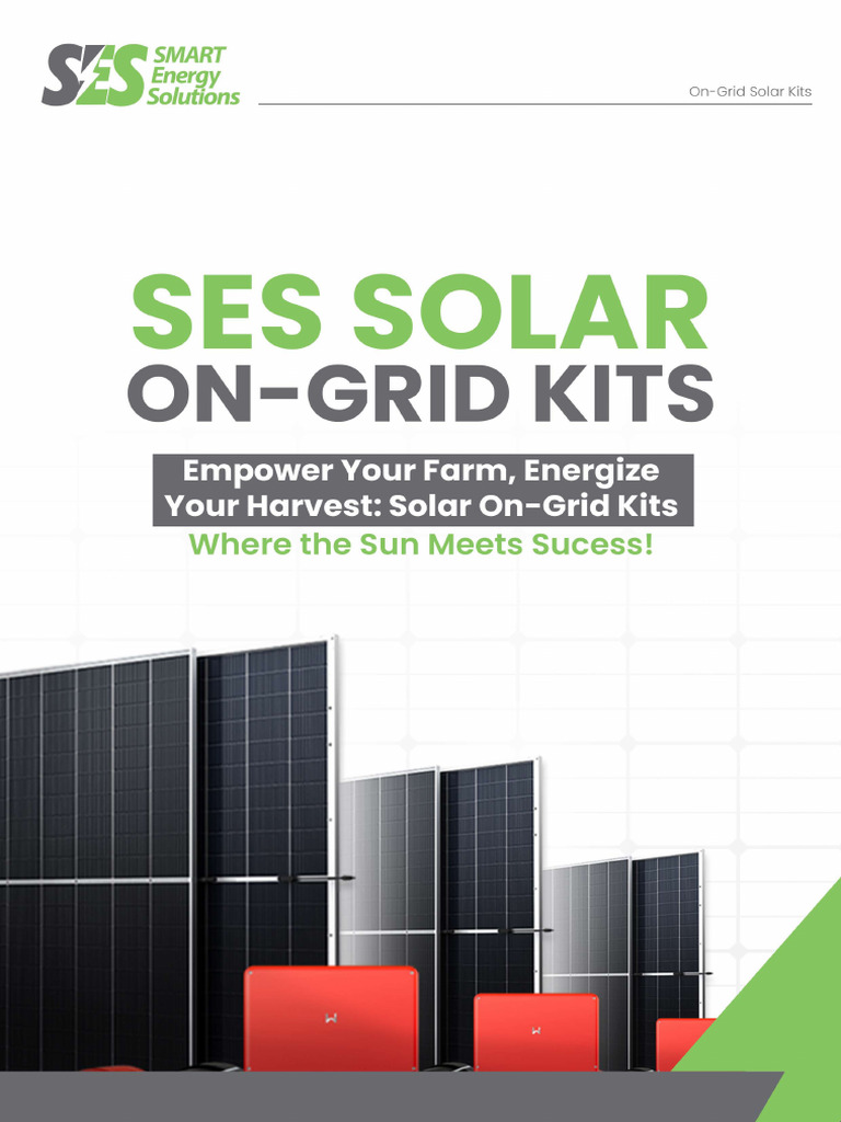 Ses-Solar On Grid Kits-Draft | PDF