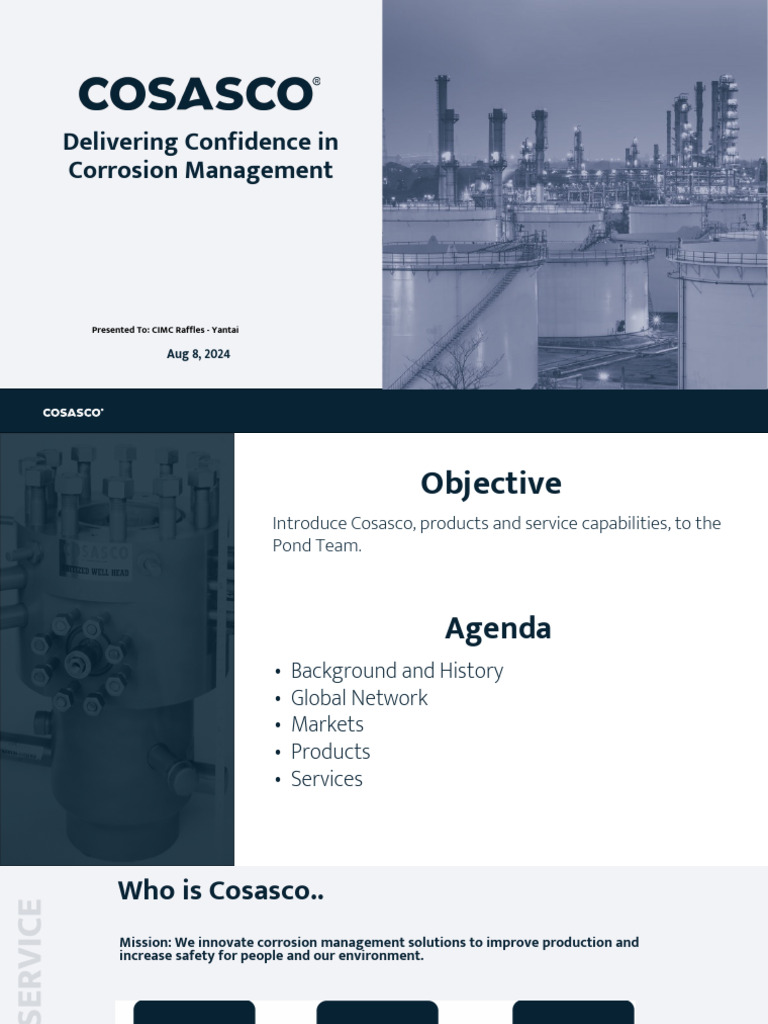 Cosasco Overview - Pro and Company 2405 | PDF