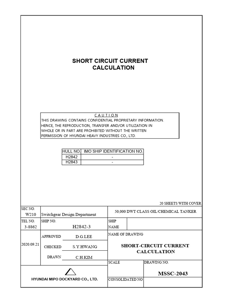 E-24 Short Circuit Current Calculation | PDF | Electric Generator ...