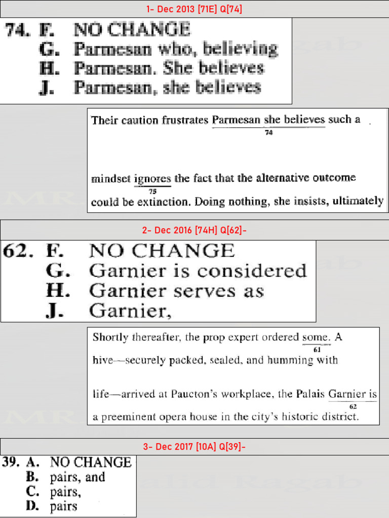 Punctuation R.O in Class Quiz | PDF