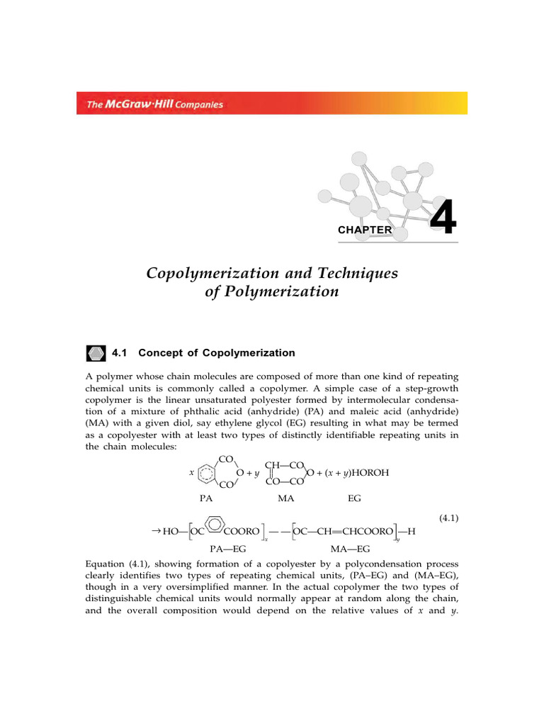 Co Polymerization | PDF | Copolymer | Polymers