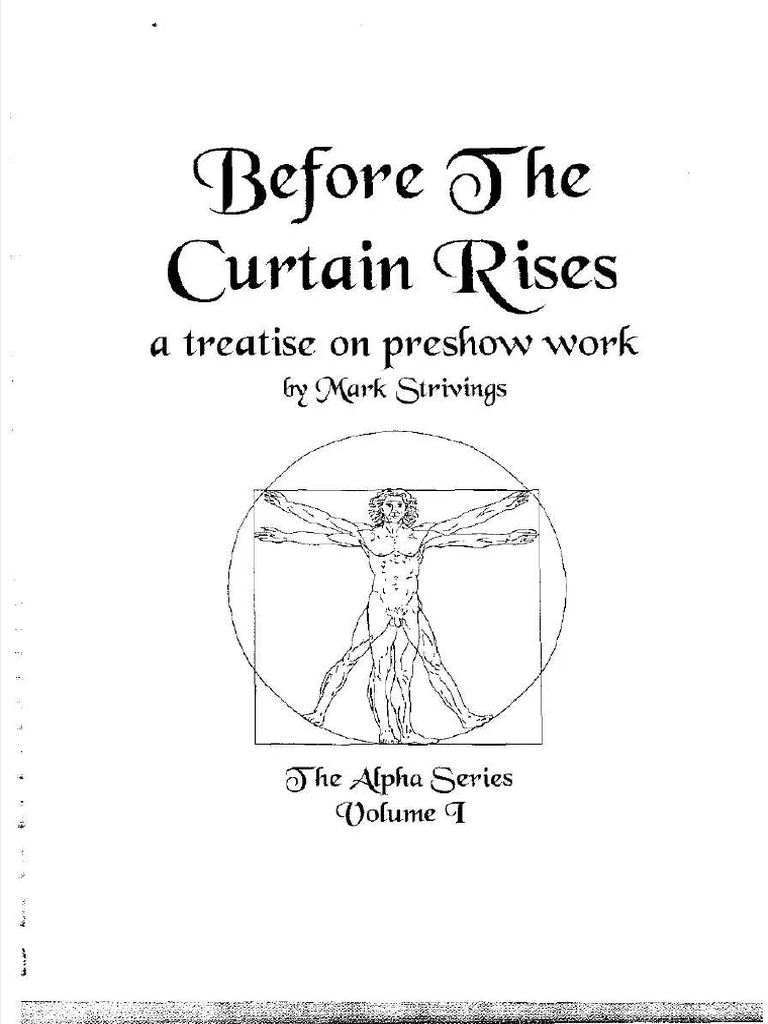 Mark Strivings Before The Curtain Rises | PDF