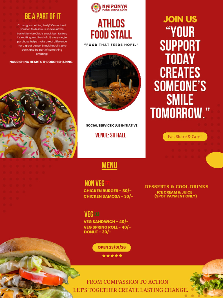 Athlos Food Stall Brochure | PDF