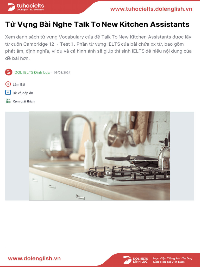 Talk_To_New_Kitchen_Assistants | PDF
