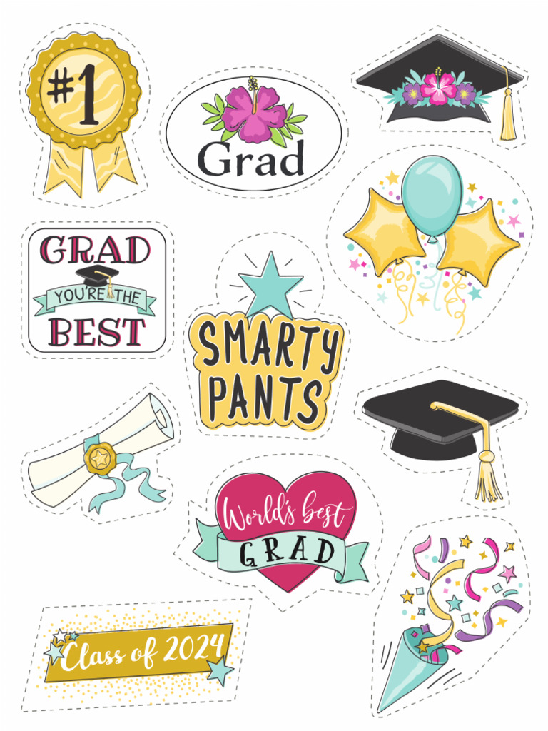 HP Graduation Stickers 1 en | PDF