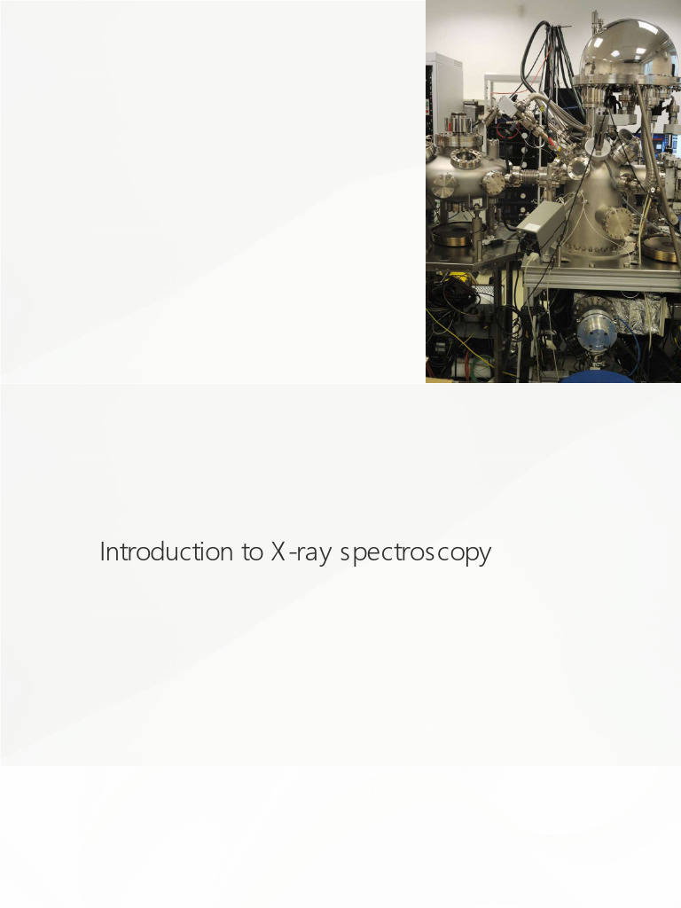 X Ray Spectros | PDF | Spectroscopy | X Ray