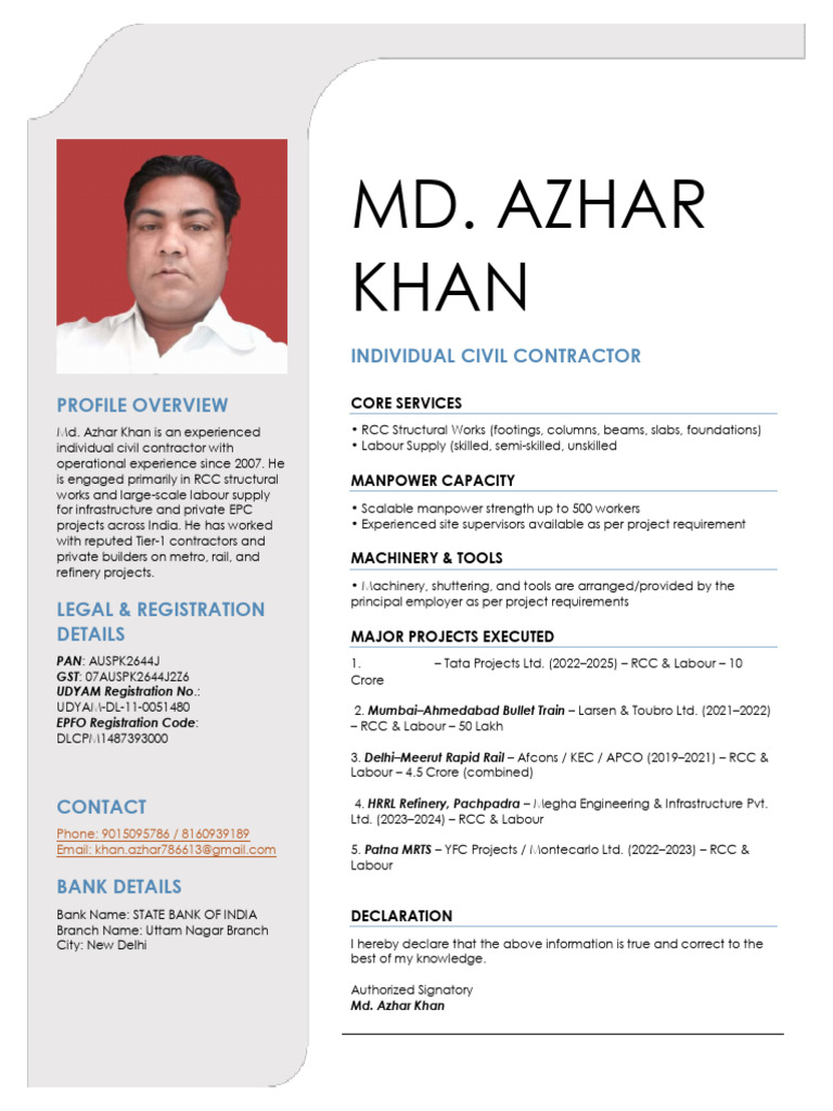 Contractor Profile | PDF