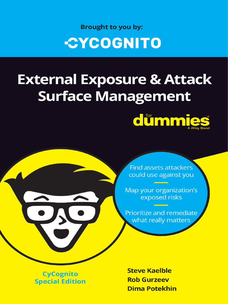 External Exposure & Attack Surface Management For Dummies®, CyCognito ...