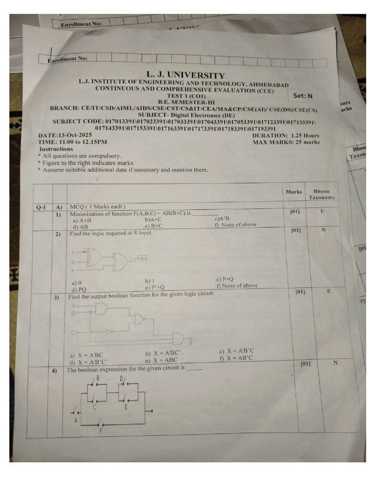 Pyq 2025 de | PDF