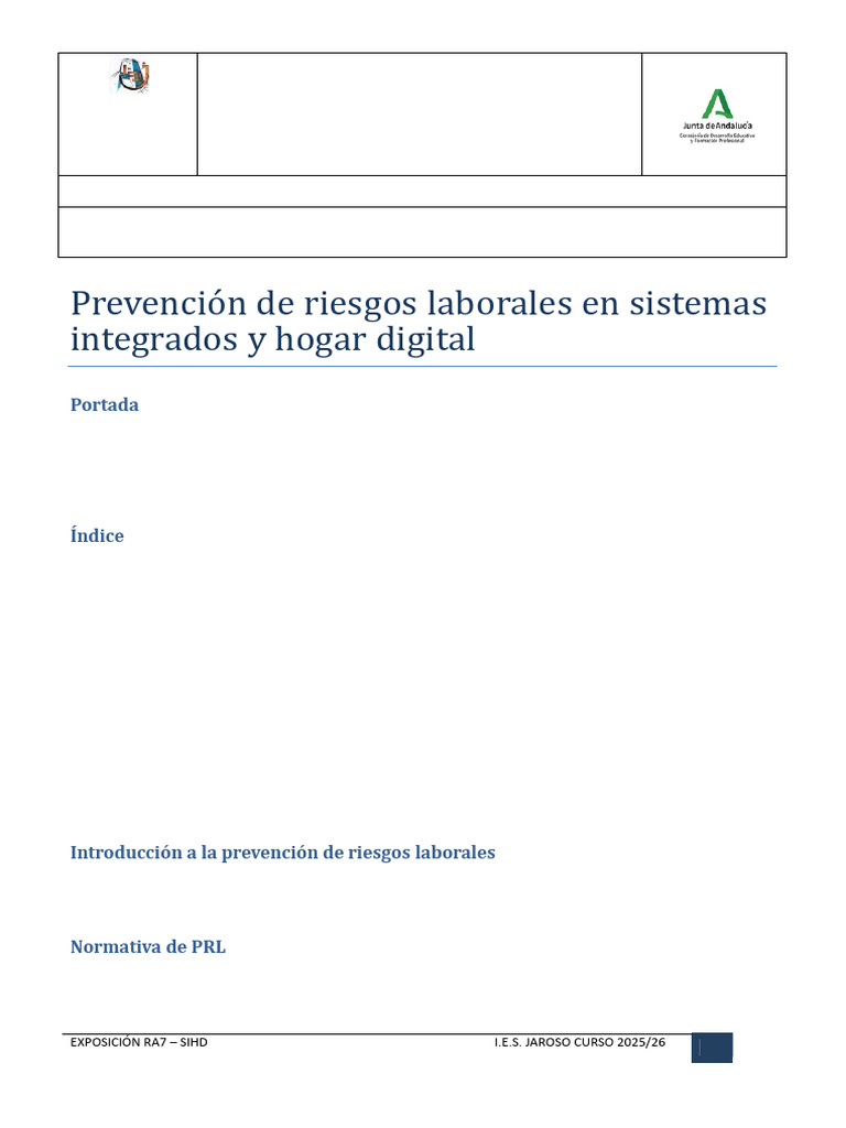 RA7 Prevención Riesgos Laborales | PDF