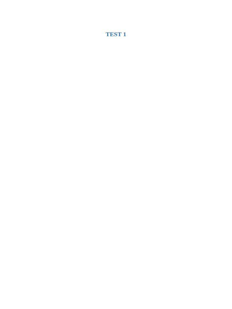 Test 1 | PDF