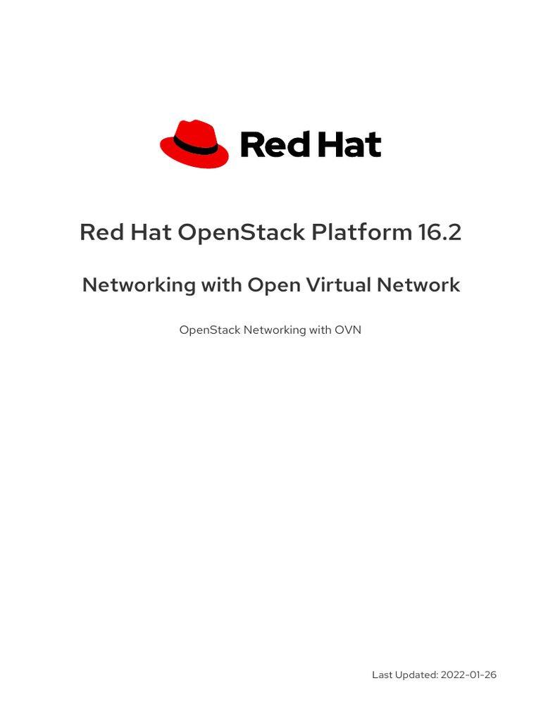 Red Hat Openstack Platform-16.2-Networking With Open Virtual Network-En ...