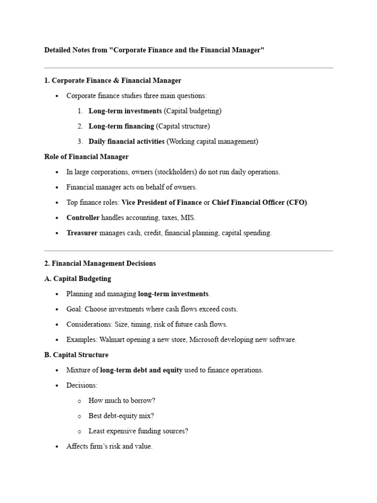 Detailed Notes From CF | PDF | Limited Liability Company | Partnership