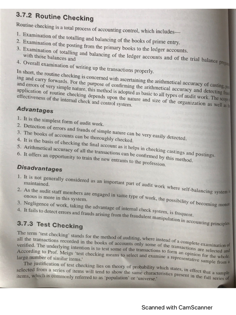 Routine Checking N Test Checking | PDF