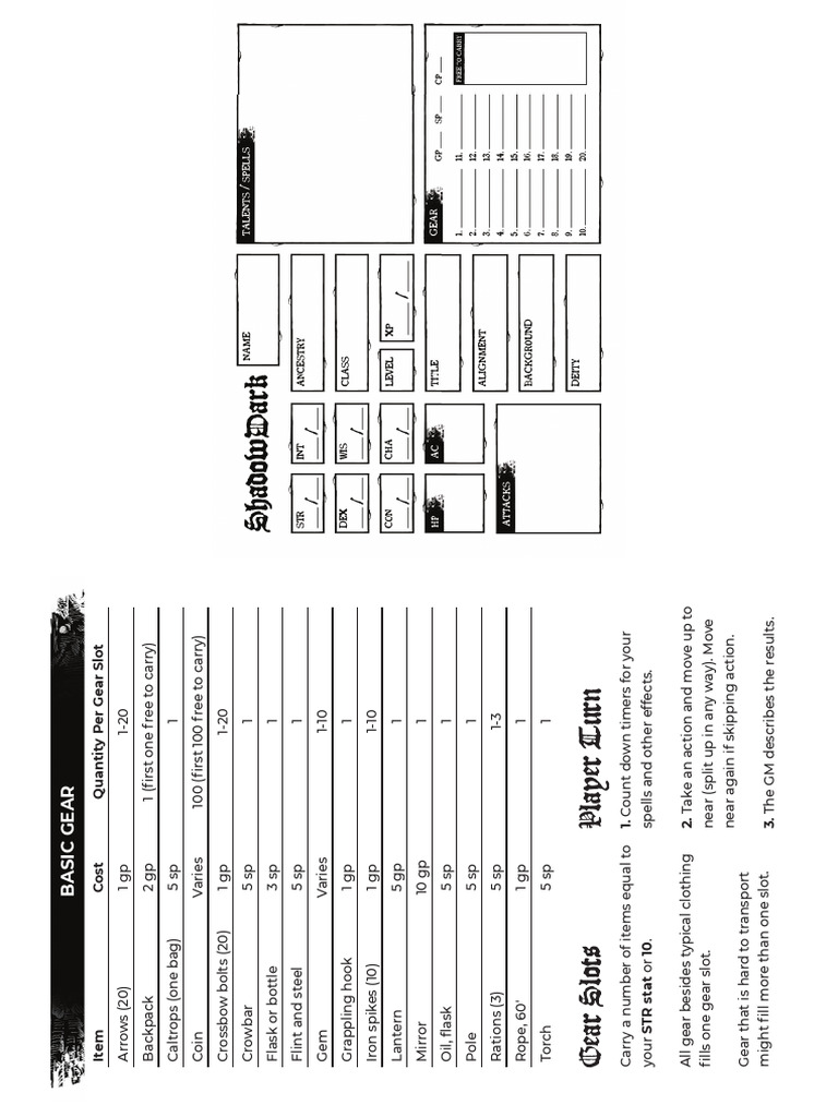 Player Guide Print 2 | PDF