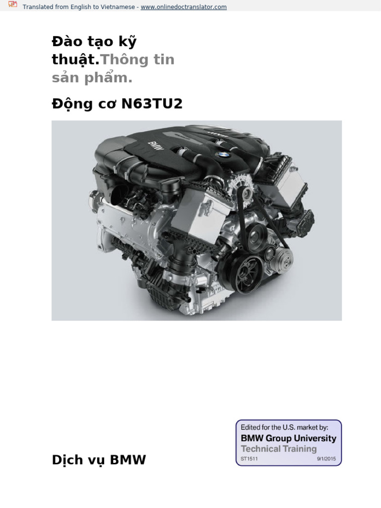 344-N63 Engine.en. Tiếng Việt | PDF