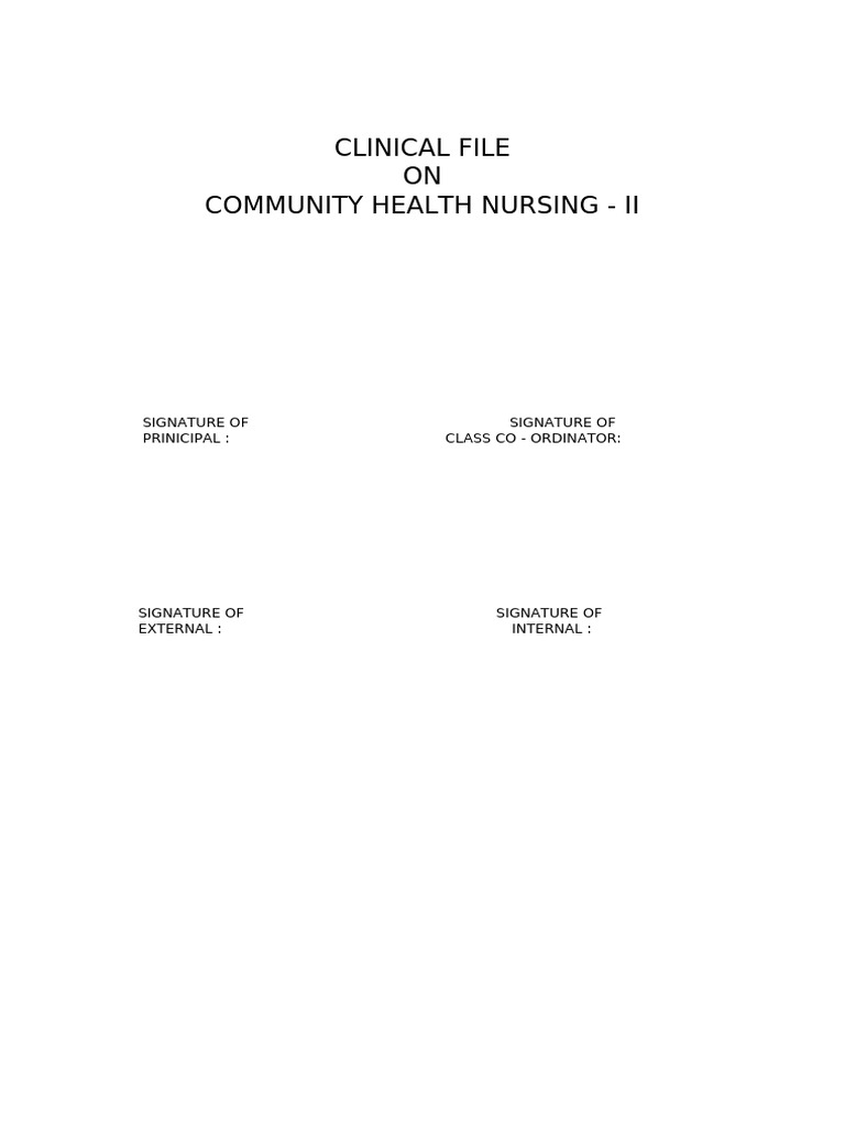 Clinical File | PDF
