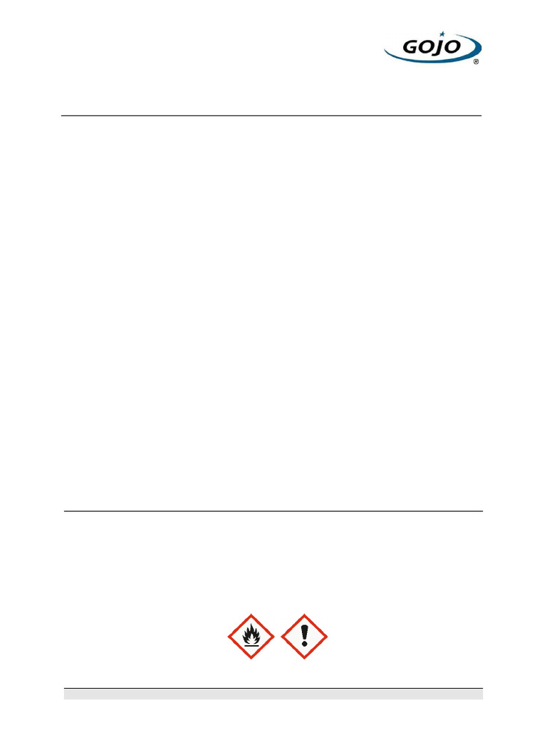 Gojo Gel 5476 | PDF