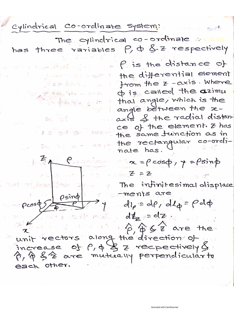 Co Ordinate System | PDF