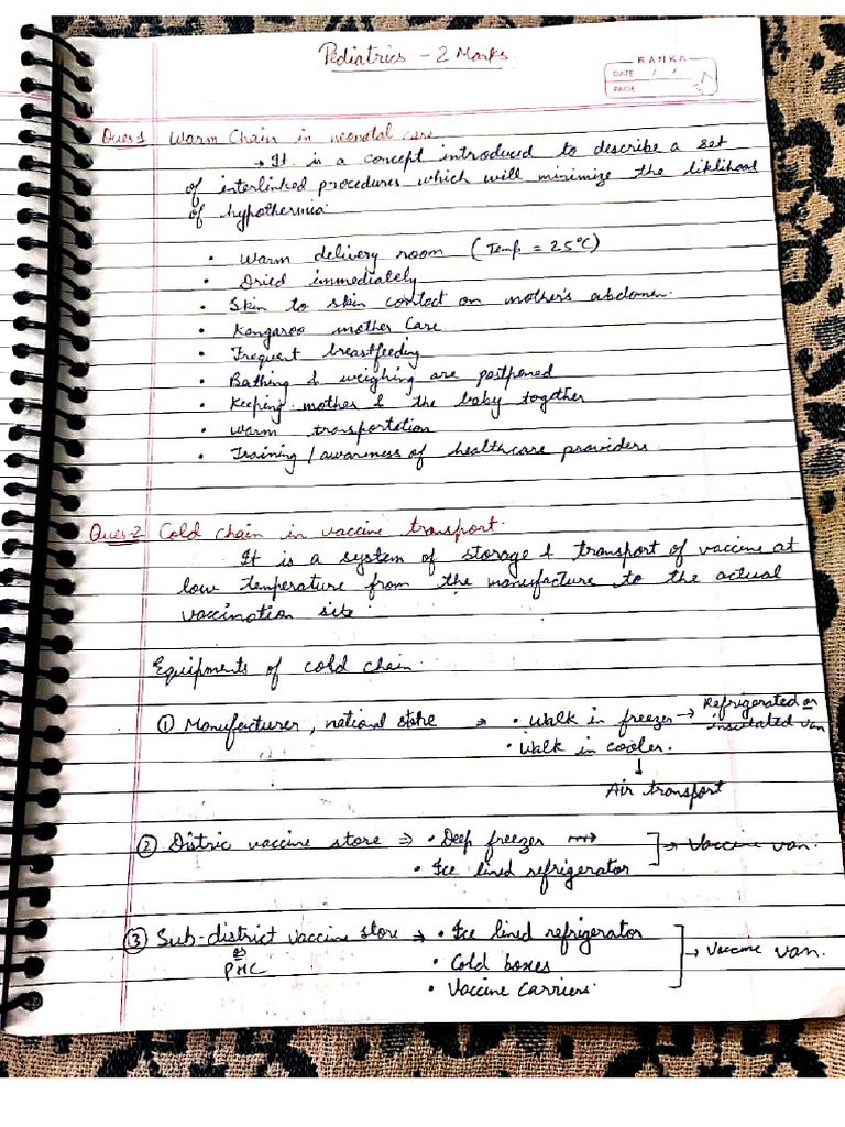 Pedia 2 Marks Notes | PDF
