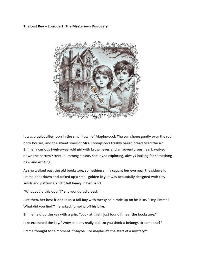 The Lost Key PDF Book | PDF
