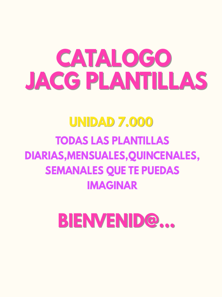 Jacg Plantillas Catalogo (1) | PDF