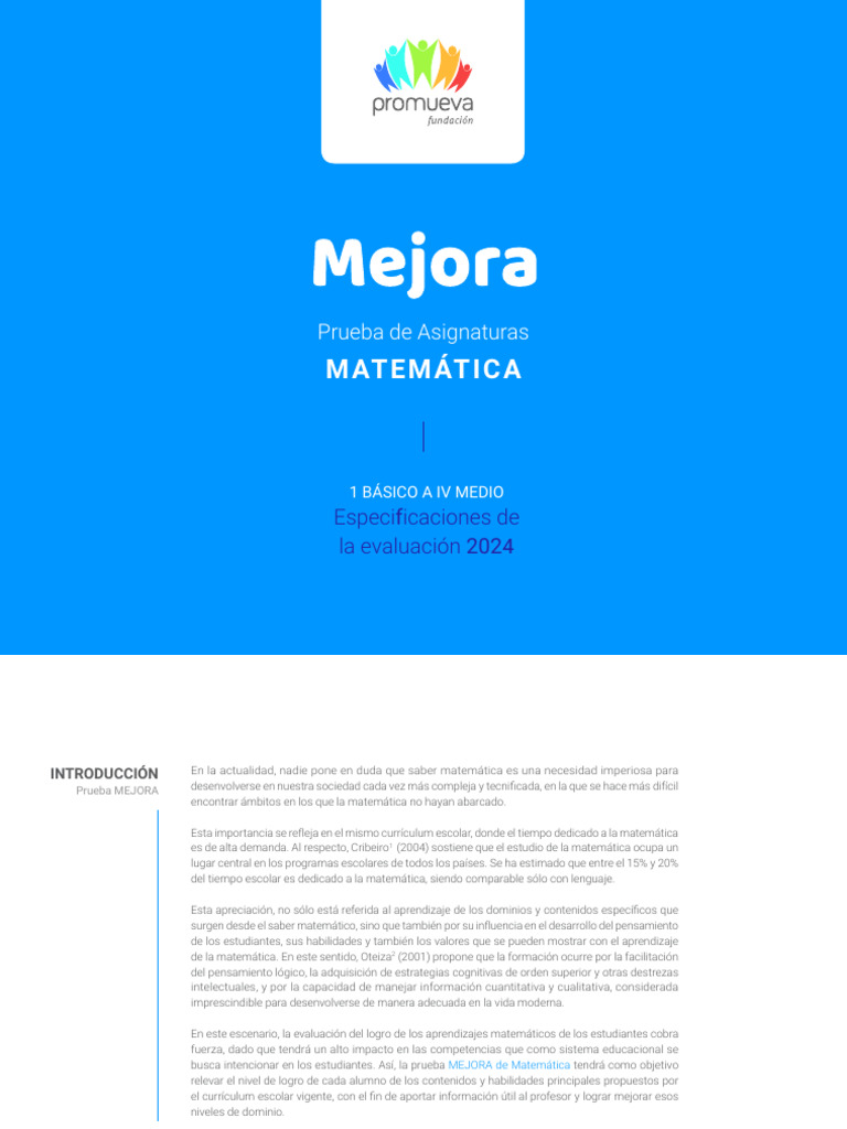 Matemática 2024 | PDF | Plan de estudios | Matemáticas