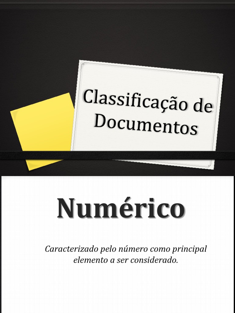 Classificaçao de Documentos | PDF