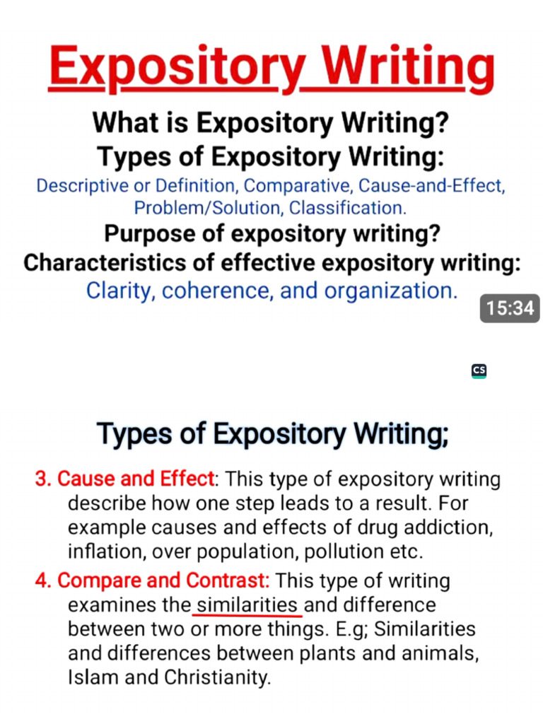 Expository Writing (1 | PDF