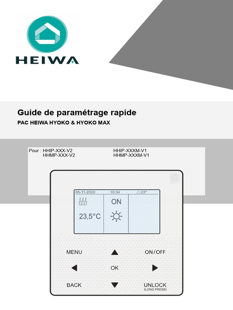 Guide D Intallation Rapide de La Pac Aireau Monobloc Premium Hyoko Max ...
