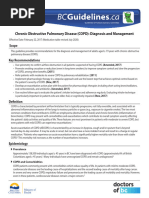 COPD Management Guidelines for NCL | PDF | Chronic Obstructive ...