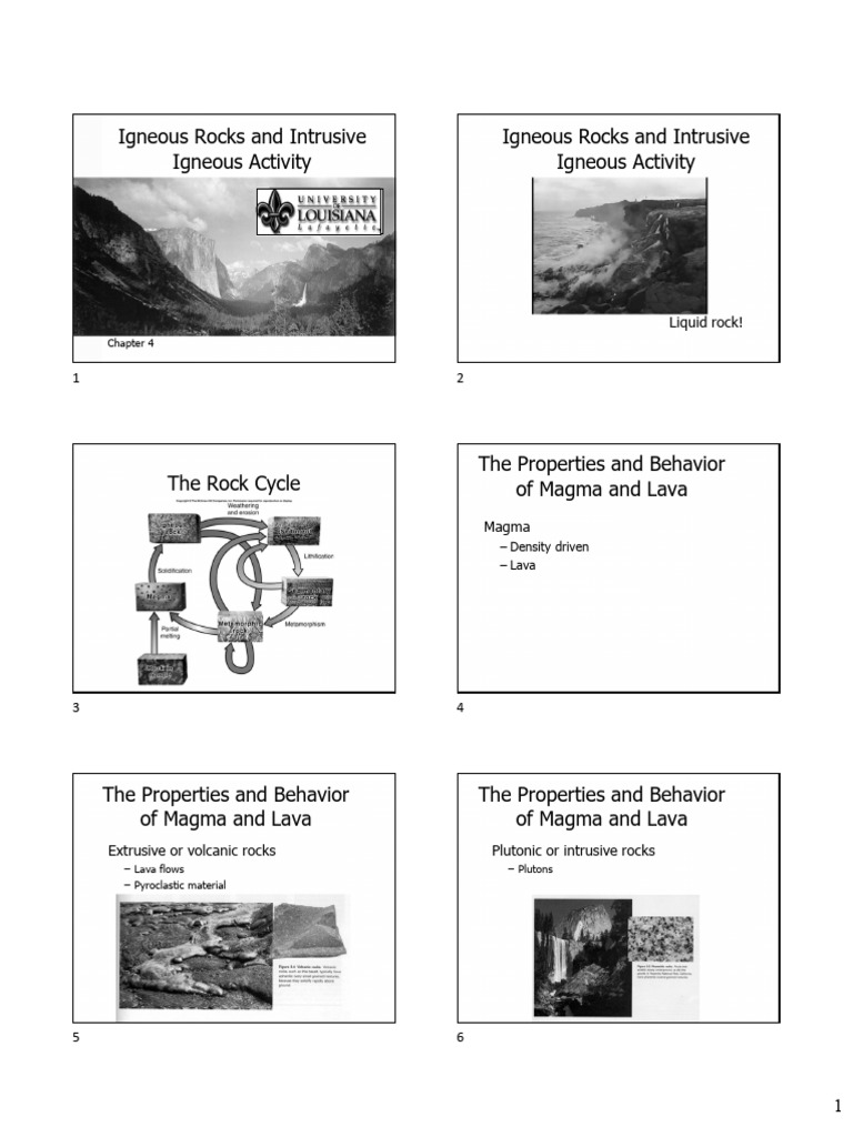 105 04 Igneous | PDF | Igneous Rock | Magma