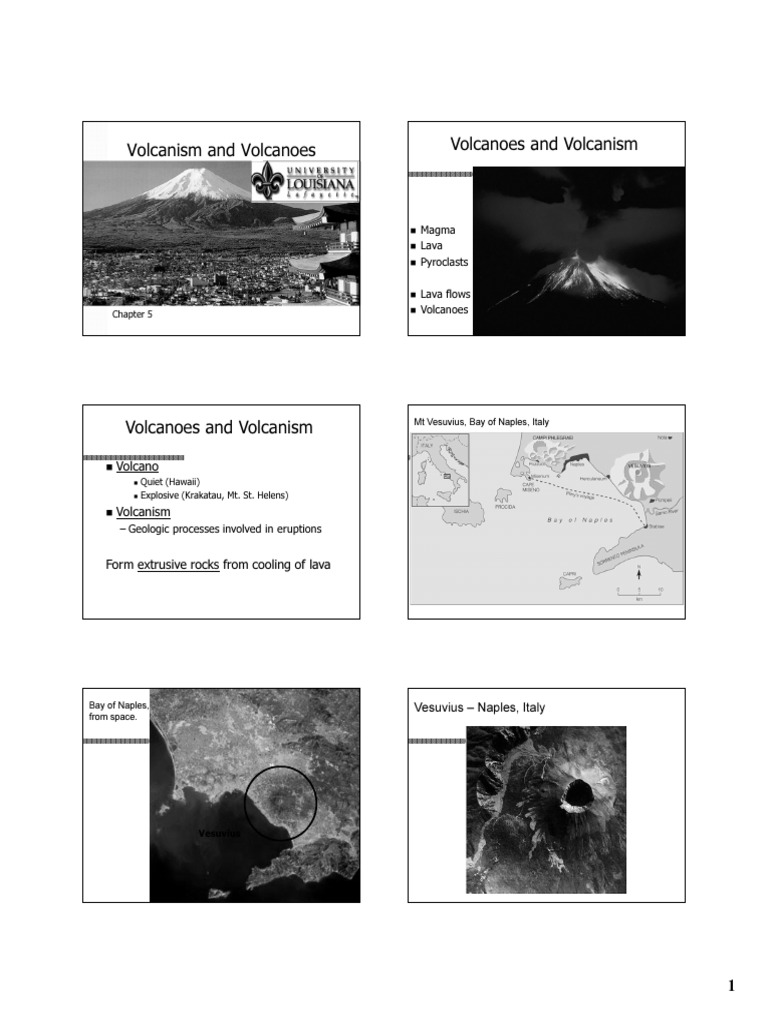 105 05-volcanoes (1) | PDF | Volcano | Lava