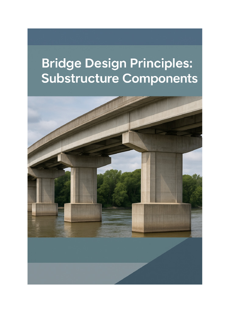 Bridge Design Principles - Substructure Components | PDF | Geotechnical ...