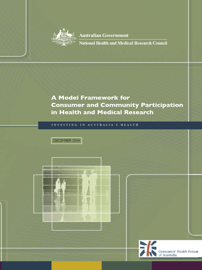 A Model Framework For Consumer and Community Participation in Health ...
