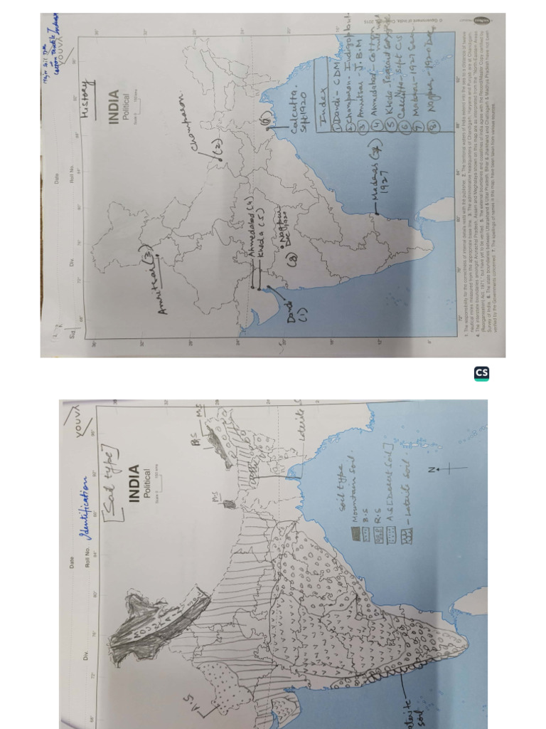 History &geo Maps Class X | PDF