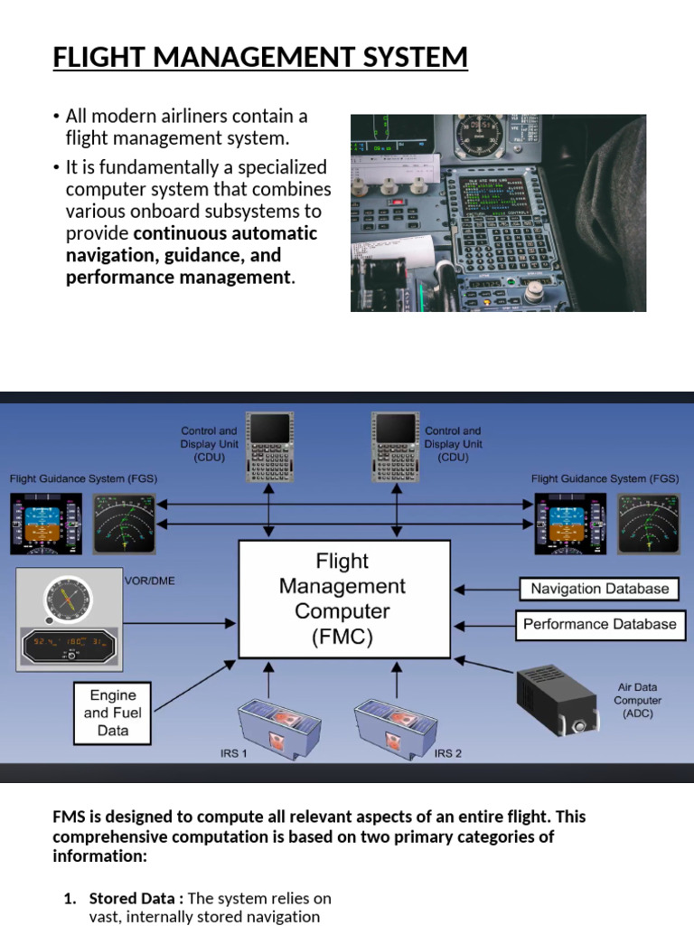 Flight Management System | PDF | Navigation | Aviation