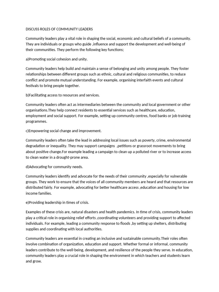 Discuss Roles O-wps Office | PDF | Community | Natural Environment